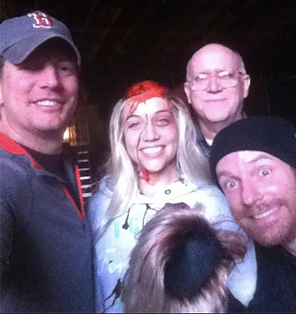 BTS of Criminal Minds with director, Douglas Aarniokoski and fellow actor Mackenzie Astin